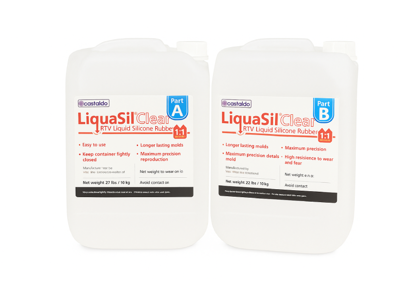 SILICONE LIQUASIL CLEAR 1:1 - Kit 10Kg