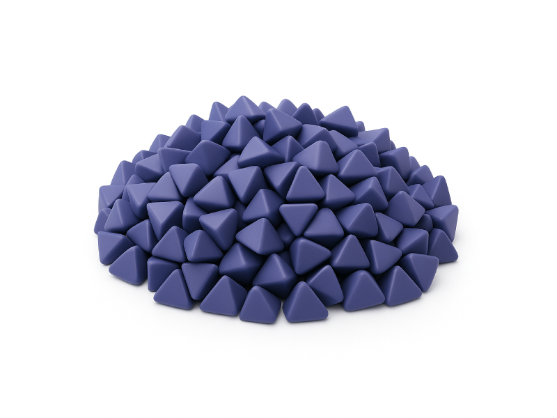 Abrasivo pirâmide azul 10x10 - 1Kg